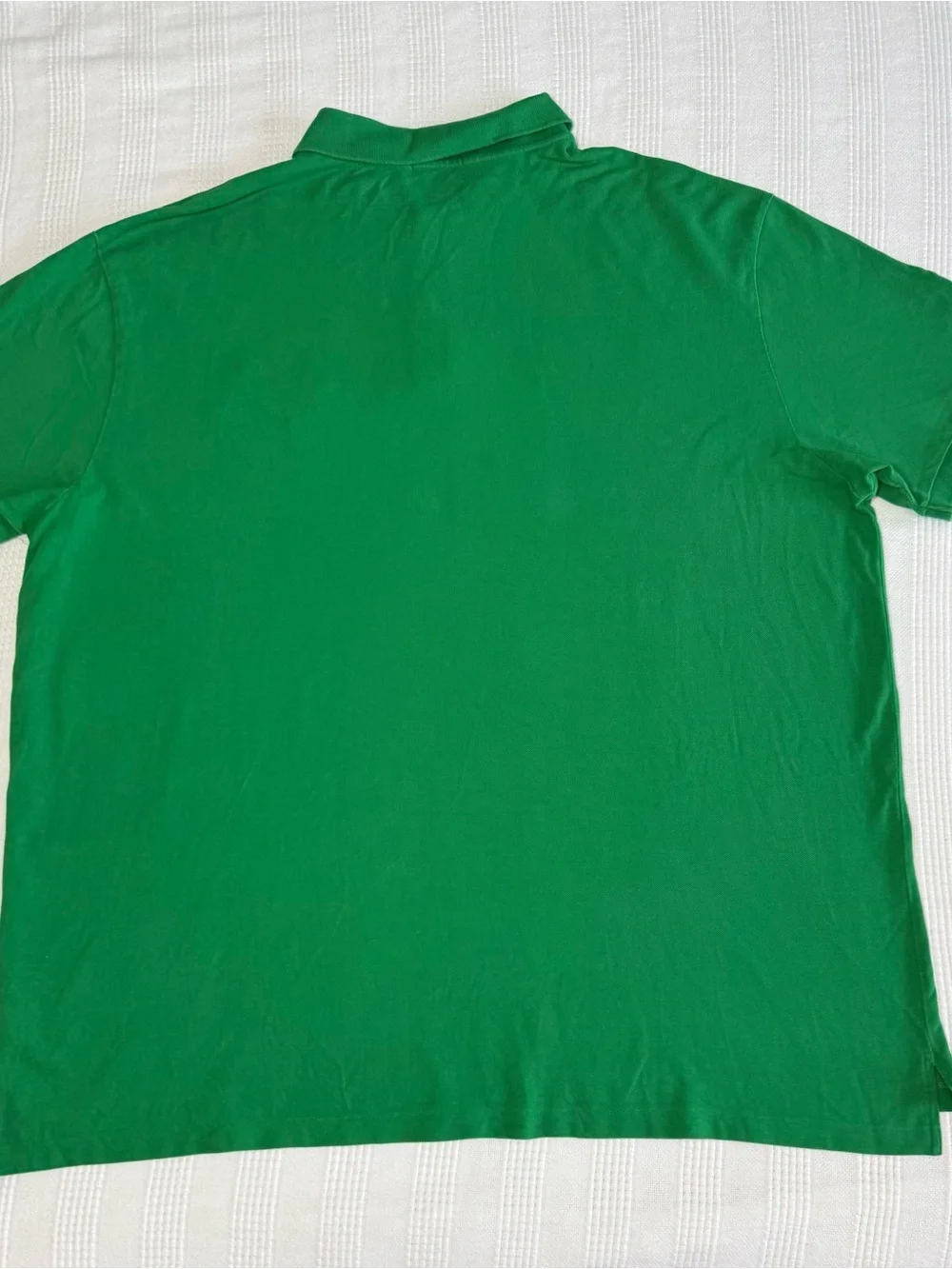 Polo Ralph Lauren Shirt Mens 4XB Green Triple Pony Equestrian Match Stampede